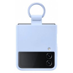 Оригинален гръб Samsung Silicone Cover за Samsung Galaxy Z Flip 4 - Син, EF-PF721TLE