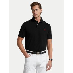 Polo Ralph Lauren Тениска с яка и копчета 710783656020 Черен Classic Fit