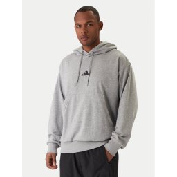 adidas Суитшърт Essentials Feel Cozy JE3851 Сив Regular Fit