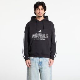 Суитшърт adidas House Of Tiro Fleece Hoodie Black/ White M