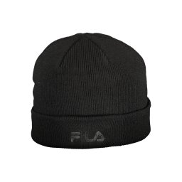 Черна шапка Fila