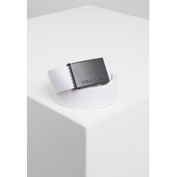 Canvas belts white/black