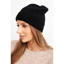 Дамска зимна шапка Kesi от вълна, черна