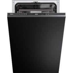 Съдомиялна за вграждане Teka DFI 74860, Сензорно управление, LED дисплей, 8 програми, 10 коплекта, Eco програма, Отложен старт, 45 см, Енергиен клас C ,Черен