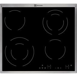 Плот за вграждане Electrolux EHF6342XOK, Тъч скрийн, 4 нагревателни зони, Черен
