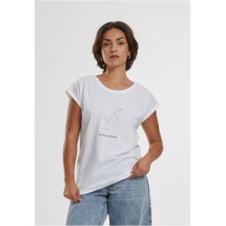 Ladies Cocktail O'Clock Tee white