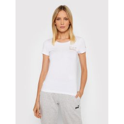 EA7 Emporio Armani Тишърт 8NTT65 TJDQZ 1100 Бял Slim Fit