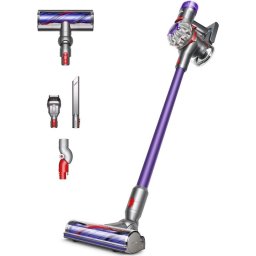 Вертикална прахосмукачка Dyson V8 Origin 400394-01, 110 000 об/мин, Автономност 40 минути, Сребрист/Сив