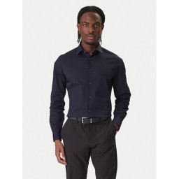 Calvin Klein Риза Essential LV019EU001 Тъмносин Regular Fit