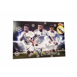 Real Madrid Коледна картичка
