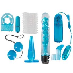Вибро комплект от секс играчки "BLUE APPETIZER" 9 части
