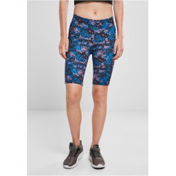 Women's High Waist Camo Tech Cycle Digital duskviolet camo shorts