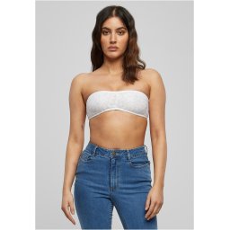 Women's Bandeau Lace White
