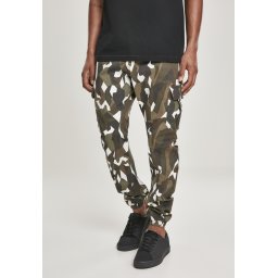 Geometrice Camo Stretch Twill Cargo Pantaloni din lemn camo