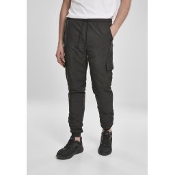 Cargo Nylon Track Pants Black