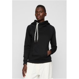 Women's raglan hoodie in black