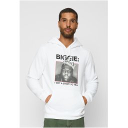 Biggie Crown Hoody white