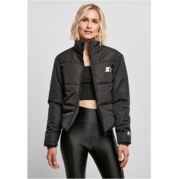 Women's quilted jacket Starter Logo black