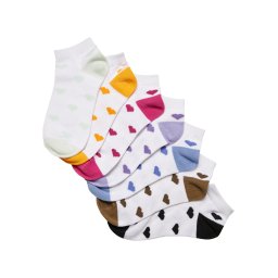 Sneaker socks made of recycled yarn Heart 7-Pack multicolor
