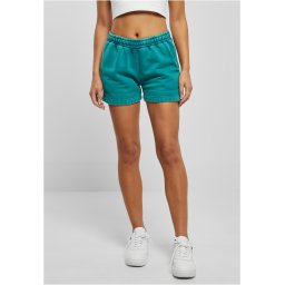 Women's Stone Washed Shorts - Watergreen