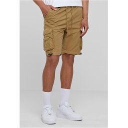 Men's Double Pocket Cargo Shorts - Brown