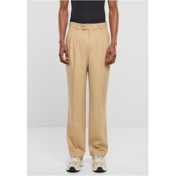 Pleated trousers - unionbeige