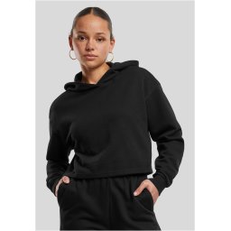 Women's Oversized Hoodie Light Terry - Black
