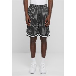 Men's shorts Striped Mesh white/black