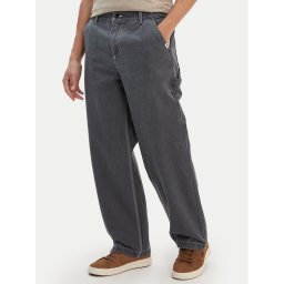 Quiksilver Дънки Mercury Straight Out EQYNP03325 Сив Wide Leg