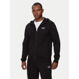 EA7 Emporio Armani Суитшърт 8NPM33 PJVRZ 1200 Черен Regular Fit