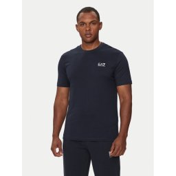 EA7 Emporio Armani Тишърт 8NPT25 PJVPZ 0562 Тъмносин Regular Fit