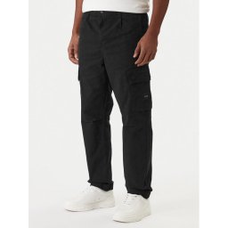 BOSS Текстилни панталони Sisla-9-Cargo 50552096 Черен Regular Fit