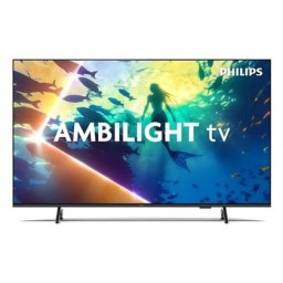 Телевизор Philips 55PUS8010/12, 55" 4K UHD LED, 3840x2160p, 60Hz, DVB-T/T2/T2-HD/C/S/S2, 60Hz, Ambilight 3, Pixel Precise UHD, HDR+, Titan OS, Dolby Atmos & DTS:X, 3*HDMI, 2*USB, VRR, 802.11ac, BT 5.2, 20W RMS, Black