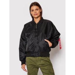 Alpha Industries Яке бомбър MA-1 128002 Черен Regular Fit