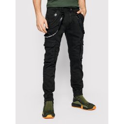 Alpha Industries Текстилни панталони Utility 128202 Черен Slim Fit