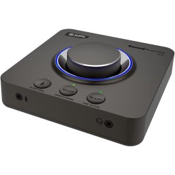 Външна звукова карта Creative Sound Blaster X4, USB-C, DAC, Super X-FI, TOSLINK