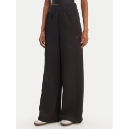 adidas Долнище анцуг Off Placed 3-Stripes JX2733 Черен Wide Leg