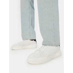 Calvin Klein Сникърси Chunky Cupsole Laceup Clean Lth HM0HM02239 Бял