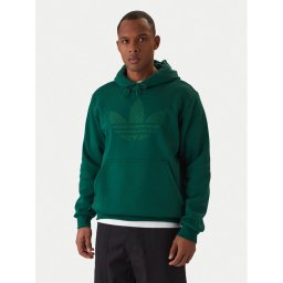 adidas Суитшърт Monogram Infill KD0403 Зелен Regular Fit