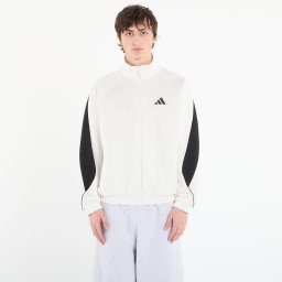 Суитшърт adidas Stadium Tracktop Off White/ Black XL