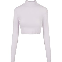 Women's Organic Long Sleeve Turtleneck - Lilac