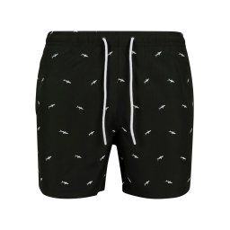 Men's swimwear with embroidery shark/black/white