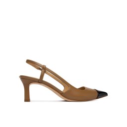 MICHAEL Michael Kors Обувки на ток Alora Toe Cao Mid Sling 40R6AOMS1L Кафяв