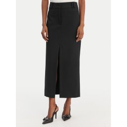 Patrizia Pepe Миди пола 8G0515/A498-K103 Черен Regular Fit