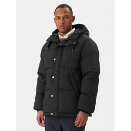 Gant Пухено яке 7006567 Черен Regular Fit