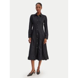 Tommy Hilfiger Дънкова рокля WW0WW48520 Тъмносин Regular Fit
