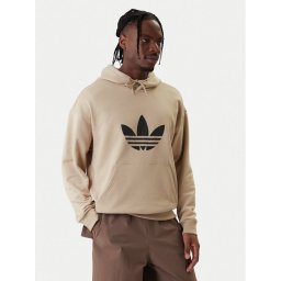 adidas Суитшърт adicolor Trefoil KE0878 Бежов Loose Fit