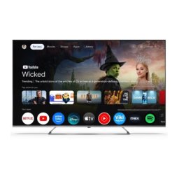 Телевизор Sharp 65JP7265E, 65" QLED Mini led Google TV, 4K Ultra HD 3840x2160 Frameless, AQUOS, DVB-T/T2/C/S/S2, Active Motion 1000, HDR10, Dolby Atmos, Dolby Vision, Google Assistant, HARMAN/KARDON, HDMI 2.1 with eARC, 3.5mm Headphone jack / line-out, US