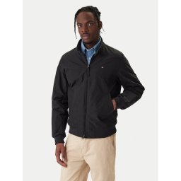 Tommy Hilfiger Преходно яке Harrington MW0MW37647 Черен Regular Fit