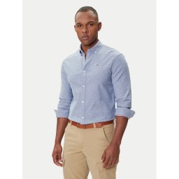 Tommy Jeans Риза Oxford DM0DM09594 Син Slim Fit